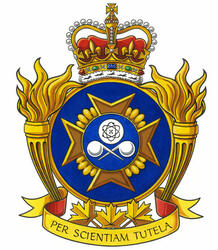 Insigne de l'École des pompiers et de la défense CBRN des Forces canadiennes