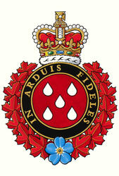 Insigne de l'Association canadienne commémorative des agents de la paix