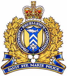 Badge for use by the the Sault Ste. Marie Police Service
