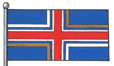 Drapeau pour l’usage de Matthew Alexander Cooke, fils de Vernon Graham Cooke