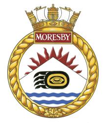 Insigne du NCSM Moresby