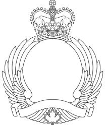 Encadrement d'insigne pour les unités de mouvements aériens des Forces armées canadiennes