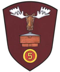 Écusson de formation du Groupe de soutien de la 5e Division du Canada