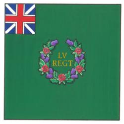 Drapeau du 55e Régiment de fantassins (Westmoreland)