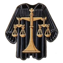 Insigne de L’Association du barreau canadien (Tel qu'au vol. II, p.252)