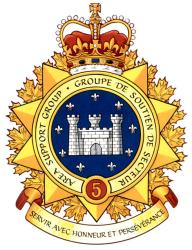 Insigne du 5e Groupe de soutien de secteur