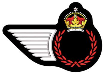 Encadrement d'insigne pour les métiers de l’Aviation royale canadienne