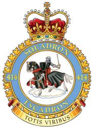 Insigne du 414e Escadron de soutien de la guerre électronique