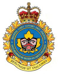 Insigne de l'Unité régionale de soutien aux cadets (Pacifique)