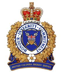 Insigne du British Columbia Sheriff Service