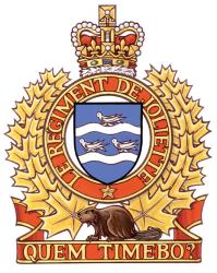 Badge of Le Régiment de Joliette