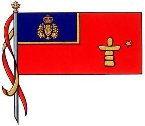 Drapeau de la Gendarmerie royale du Canada Division « V »