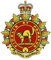 Badge of The Ontario Regiment (RCAC)