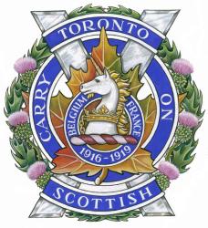 Insigne de The Toronto Scottish Regiment (Queen Elizabeth The Queen Mother's Own)