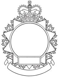 Encadrement d'insigne pour les divisions, groupes et formations de l’armée des Forces armées canadiennes