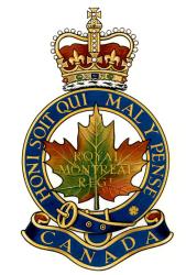 Badge of  The Royal Montreal Regiment