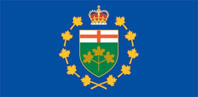 Drapeau d'office du Lieutenant-gouverneur de l'Ontario