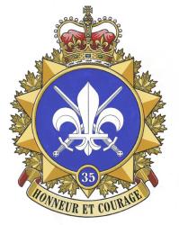 Badge of 35 Canadian Brigade Group