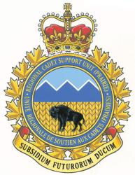Insigne de l'Unité régionale de soutien aux cadets (Prairies)