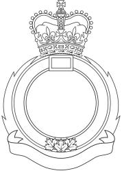 Encadrement d'insigne pour les groupes de communication des Forces armées canadiennes