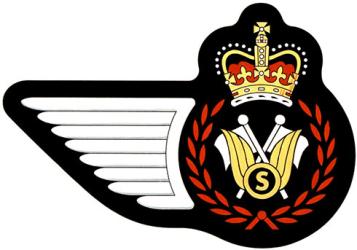 Insigne d'un Chercheur en communications de l’Aviation royale canadienne