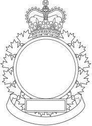 Encadrement d'insigne pour les bases et stations des Forces armées canadiennes