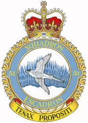 Insigne du 51e Escadron de contrôle et d'alerte (Aérospatiale)