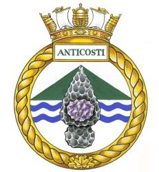 Insigne du NCSM Anticosti