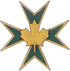 Insigne de L'ordre militaire et hospitalier de Saint-Lazare-de-Jérusalem au Canada