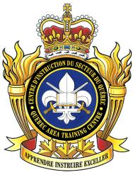 Insigne du Centre d'instruction du secteur du Québec de la Force terrestre