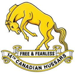 Insigne du 14th Canadian Hussars