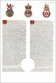 Lettres patentes concédant des emblèmes héraldiques à la Province du Manitoba Lettres patentes concédant des emblèmes héraldiques à la Province du Manitoba