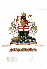 Lettres patentes concédant des emblèmes héraldiques à la Province du Manitoba Lettres patentes concédant des emblèmes héraldiques à la Province du Manitoba