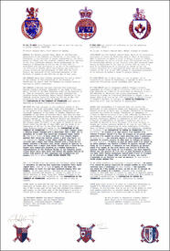 Lettres patentes concédant des emblèmes héraldiques à la Corporation municipale du Canton de Stanbridge