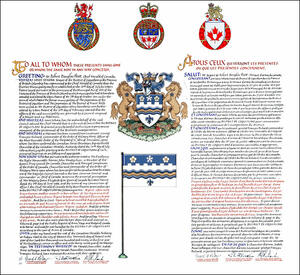 Lettres patentes concédant des emblèmes héraldiques au District de Coquitlam Lettres patentes concédant des emblèmes héraldiques au District de Coquitlam