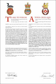 Lettres patentes concédant des emblèmes héraldiques à la City of Kimberley Lettres patentes concédant des emblèmes héraldiques à la City of Kimberley