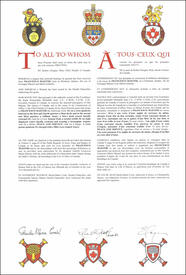 Lettres patentes concédant des emblèmes héraldiques à Francesco Maestri, Francesco Lettres patentes concédant des emblèmes héraldiques à Francesco Maestri, Francesco