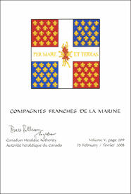 Compagnies franches de la marine | The Governor General of Canada