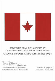 Letters patent confirming the blazon of the Proposed Flag: George Stanley, 1964