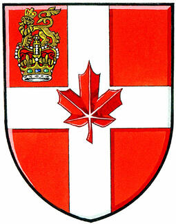 Armoiries du Prieuré du Canada de l'Ordre très vénérable de l'Hôpital de Saint-Jean de Jérusalem