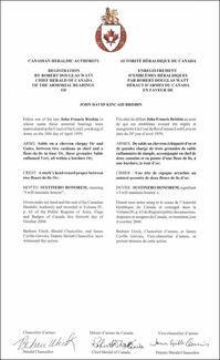 Armoiries de John David Kincaid Brisbin Armoiries de John David Kincaid Brisbin