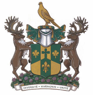 Armoiries de la Municipalité de la paroisse de Notre-Dame-du-Mont-Carmel Armoiries de la Municipalité de la paroisse de Notre-Dame-du-Mont-Carmel