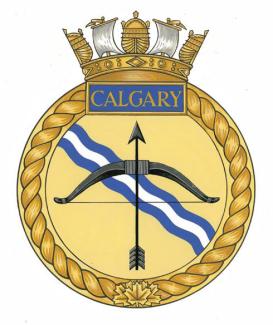 Motto of  H.M.C.S. Calgary