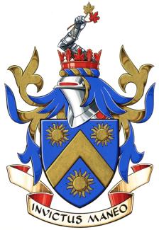 Armoiries de Peter Robert Beverley Armstrong