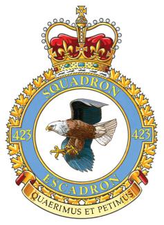 Motto of the 423 Maritime Helicopter Squadron