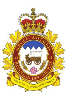 Devise du 41e Bataillon des services