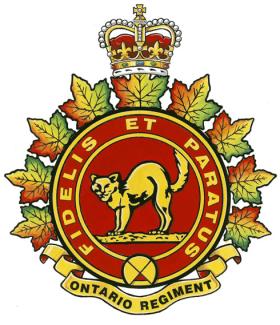 Devise de The Ontario Regiment (RCAC)