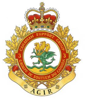 Devise du 3e Groupe de soutien du Canada