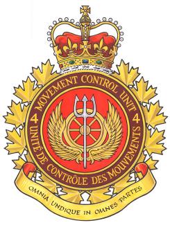 Motto of the 4 Canadian Forces Movement Control Unit