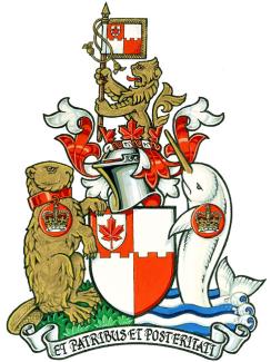Cimier de La Société royale héraldique du Canada